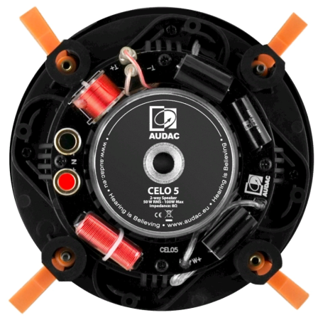 AUDAC CELO5, двухполосная, встраиваемая потолочная акустическая система